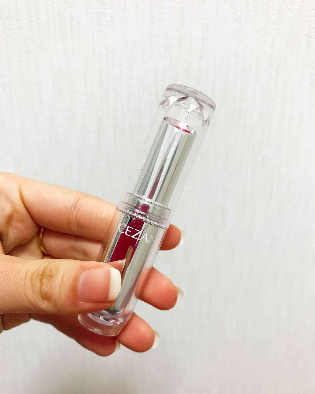 ラスティンググロスリップ/CEZANNE/口紅を使ったクチコミ(2枚目)