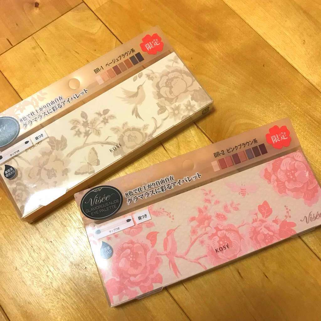 グラマラスヌード アイパレット (クリスマスコフレ 2017)/Visée/メイクアップキットを使ったクチコミ(1枚目)