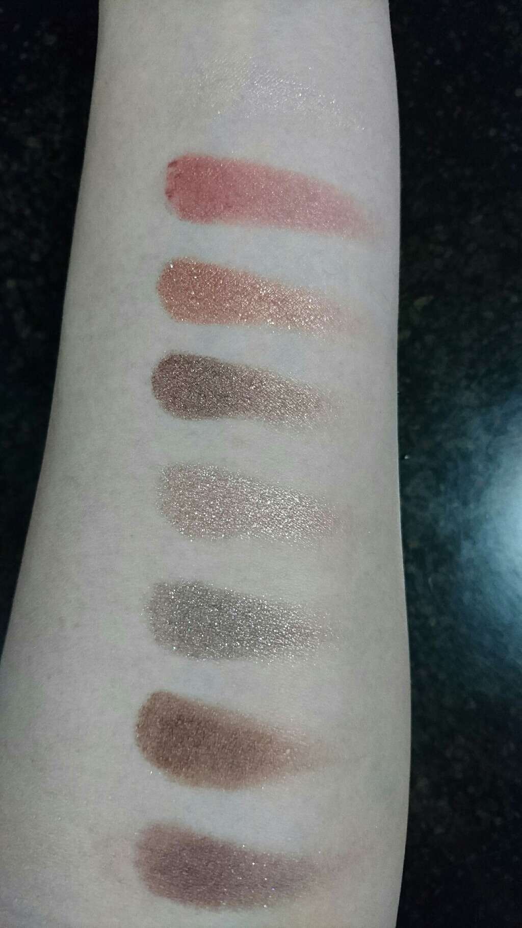 グラマラスヌード アイパレット (クリスマスコフレ 2017)/Visée/メイクアップキットを使ったクチコミ(3枚目)