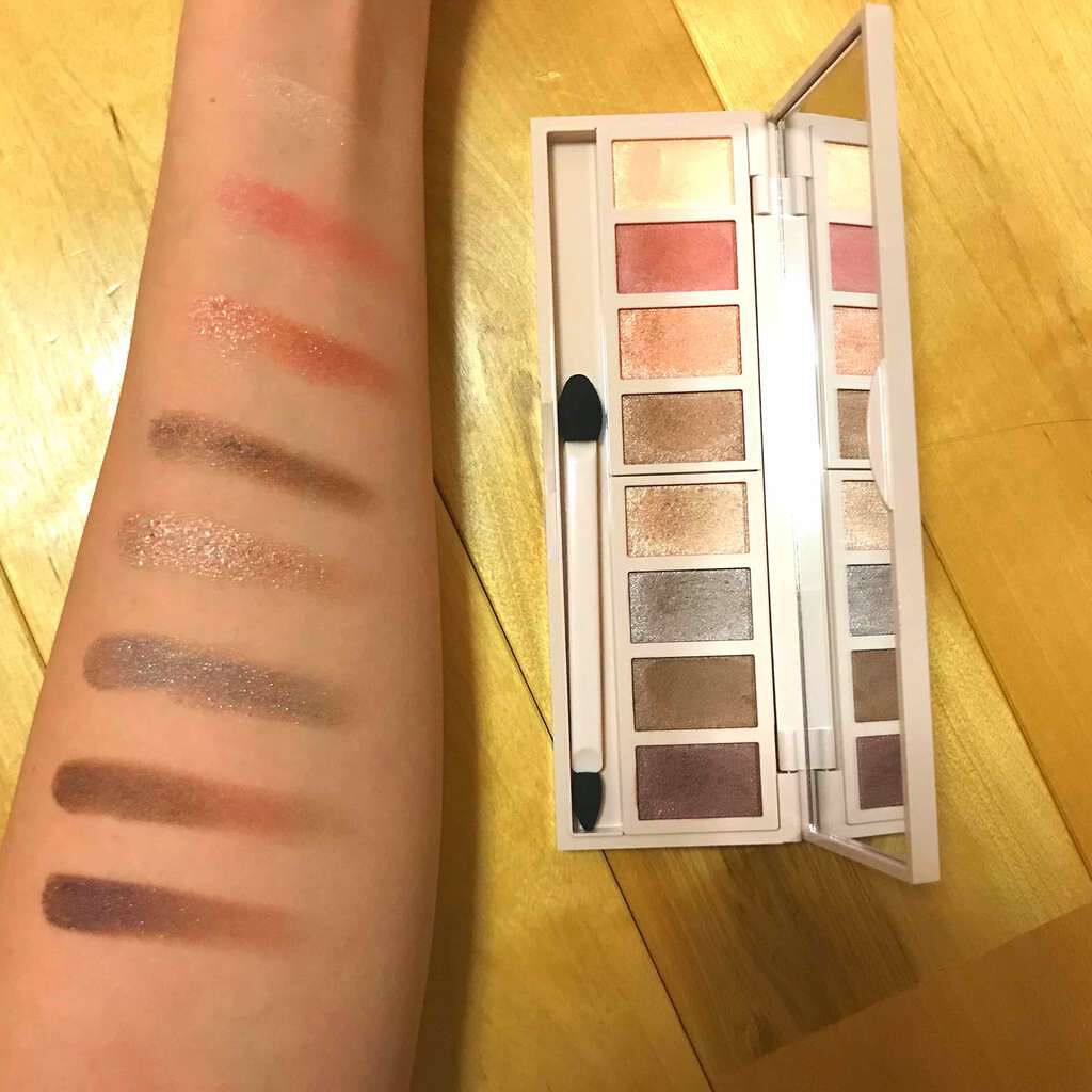 グラマラスヌード アイパレット (クリスマスコフレ 2017)/Visée/メイクアップキットを使ったクチコミ(3枚目)