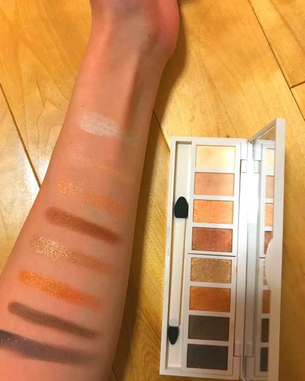 グラマラスヌード アイパレット (クリスマスコフレ 2017)/Visée/メイクアップキットを使ったクチコミ(2枚目)