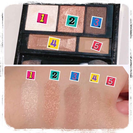 ブラウンシェードアイズN/KATE/アイシャドウパレットを使ったクチコミ(3枚目)