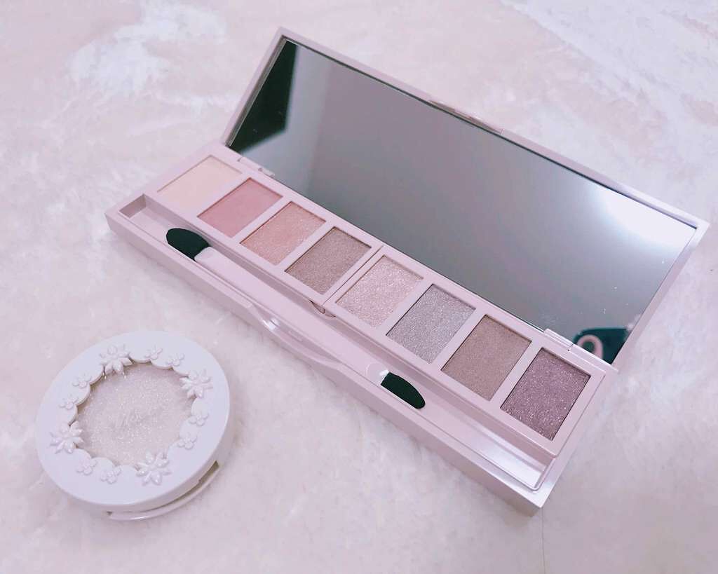 グラマラスヌード アイパレット (クリスマスコフレ 2017)/Visée/メイクアップキットを使ったクチコミ(1枚目)