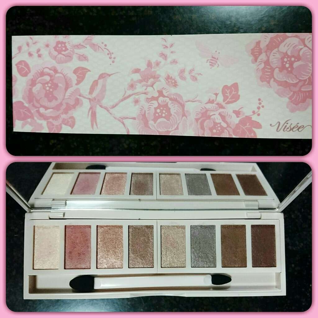 グラマラスヌード アイパレット (クリスマスコフレ 2017)/Visée/メイクアップキットを使ったクチコミ(1枚目)