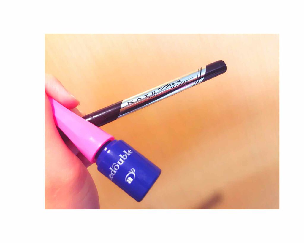 ダブルラインフェイカー/KATE/リキッドアイライナーを使ったクチコミ(2枚目)
