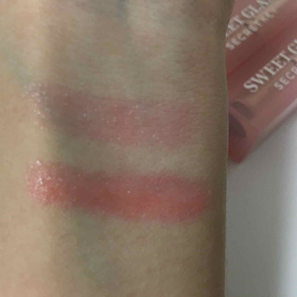 SWEET GLAM TINT GLOW/SECRET KEY/口紅を使ったクチコミ(2枚目)