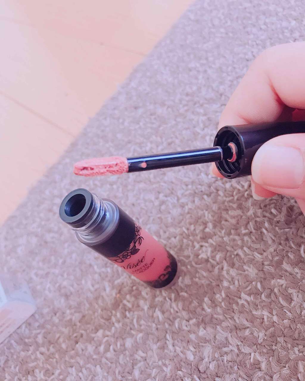 マットリップラッカー/Visée/口紅を使ったクチコミ(2枚目)