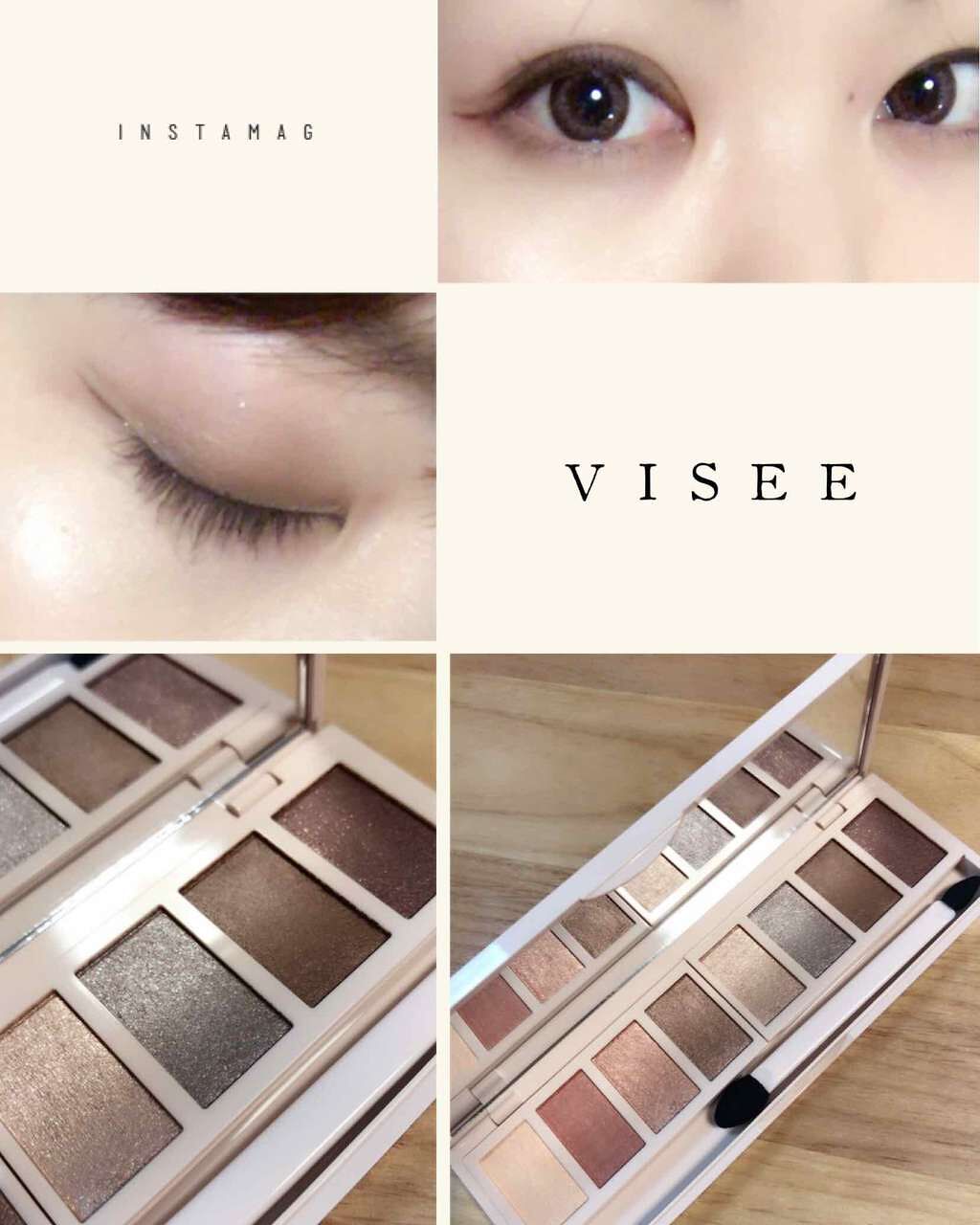 グラマラスヌード アイパレット (クリスマスコフレ 2017)/Visée/メイクアップキットを使ったクチコミ（1枚目）