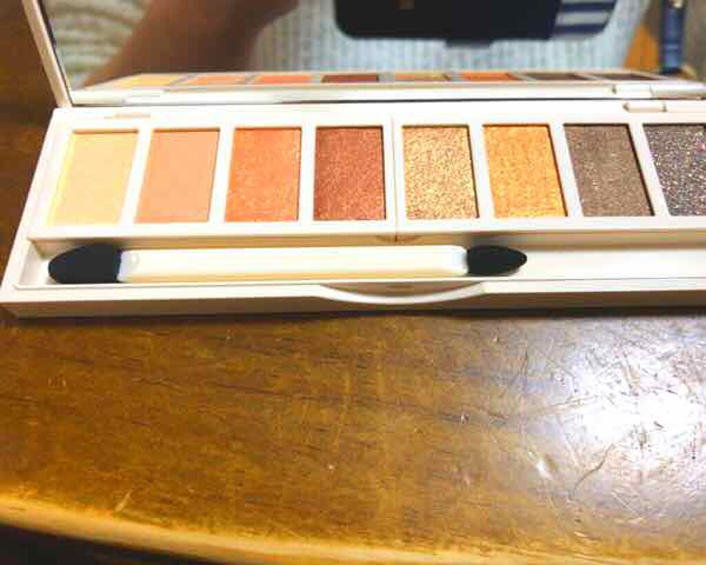 グラマラスヌード アイパレット (クリスマスコフレ 2017)/Visée/メイクアップキットを使ったクチコミ(2枚目)