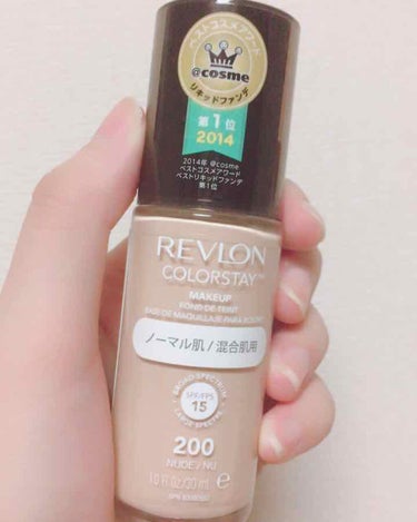 カラーステイ メイクアップ/REVLON/リキッドファンデーションを使ったクチコミ（1枚目）