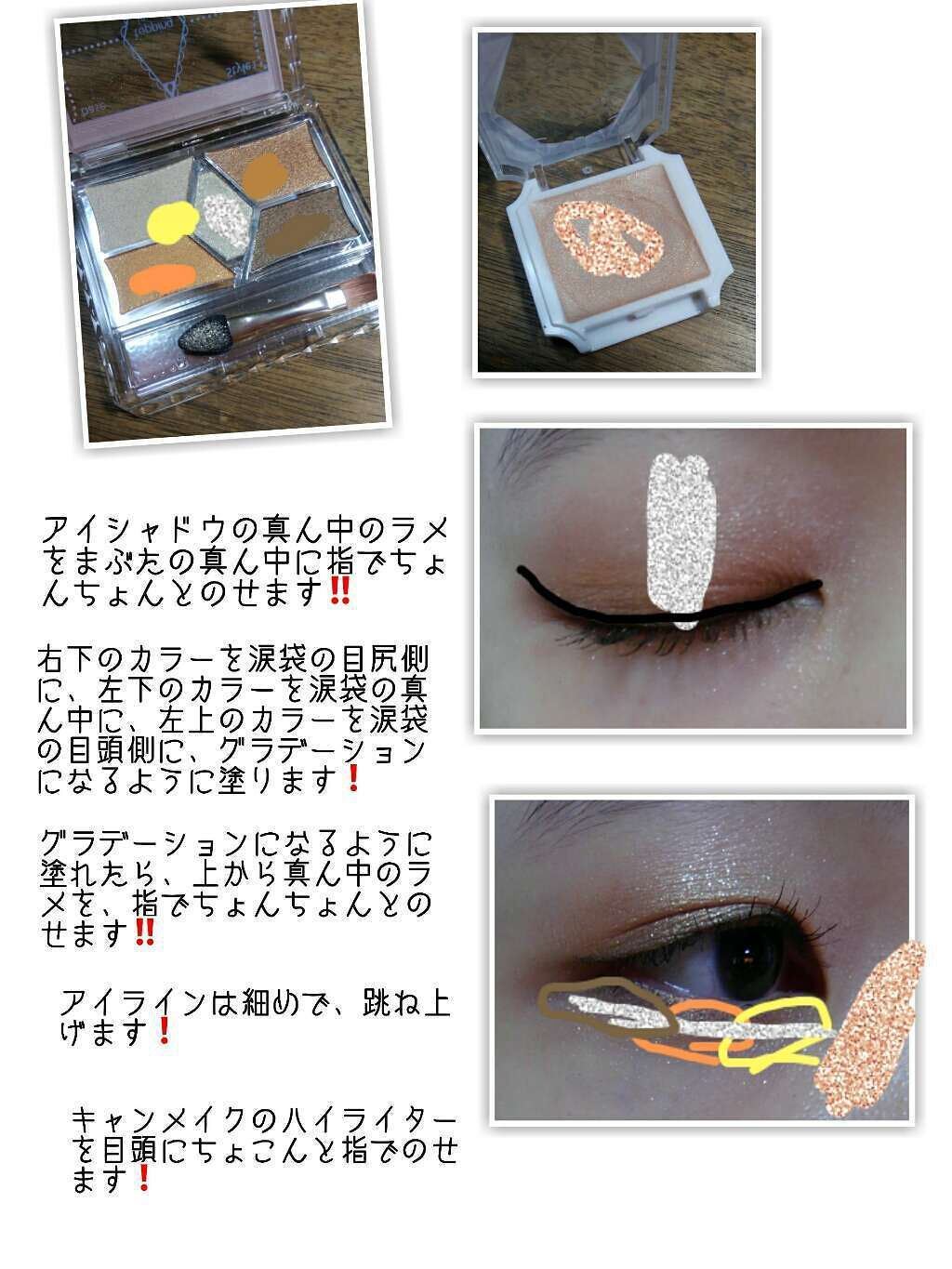 アイシャドウベース/キャンメイク/アイシャドウベースを使ったクチコミ（3枚目）