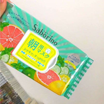 目ざまシート 爽やか果実のすっきりタイプ/サボリーノ/シートマスク・パックを使ったクチコミ(1枚目)