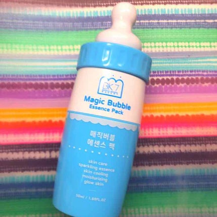 マジックバブルエッセンスパック(ブルー)/BAKER7/洗い流すパック・マスクを使ったクチコミ(1枚目)