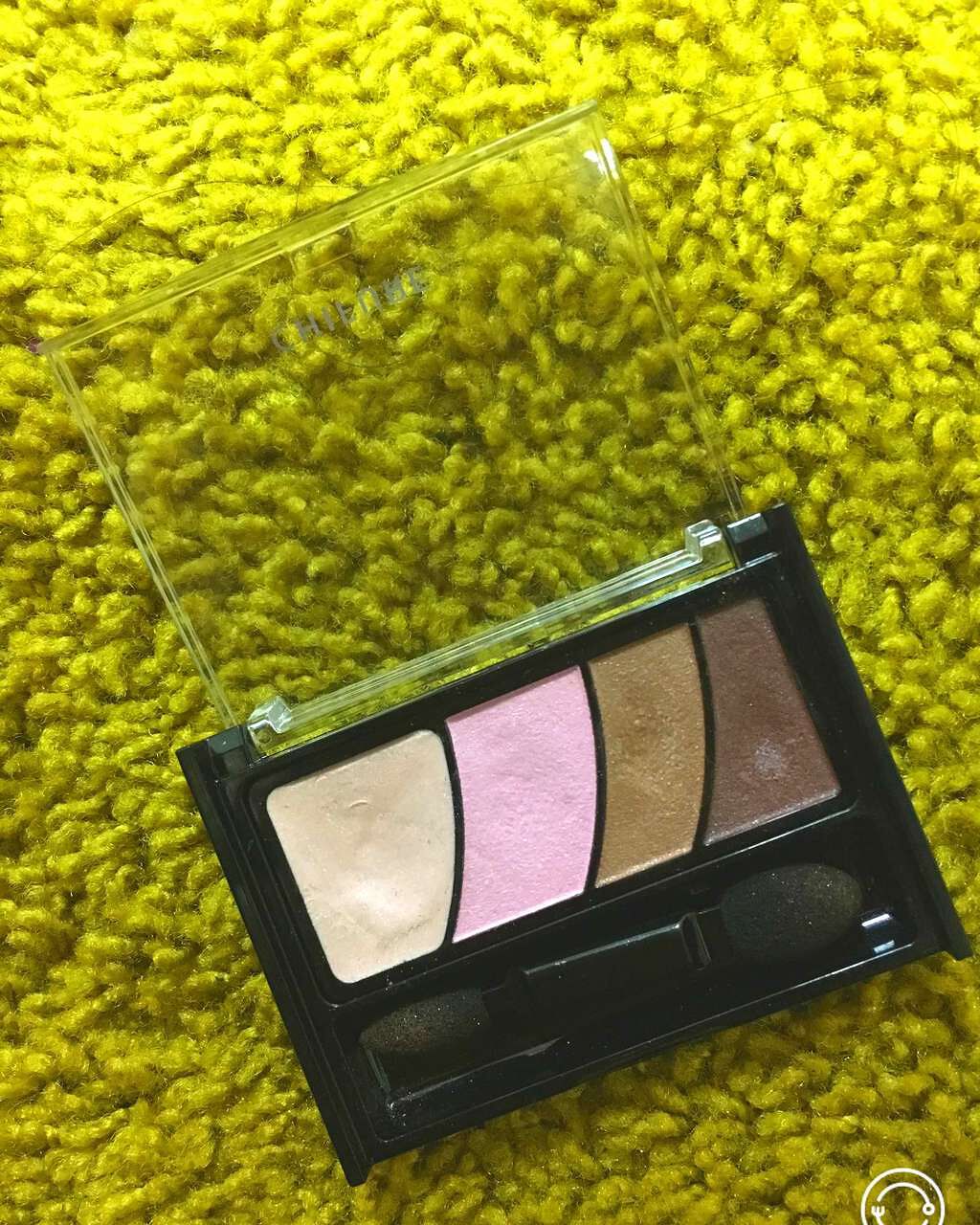 グラデーション アイ カラー(チップ付)/ちふれ/アイシャドウパレットを使ったクチコミ(2枚目)