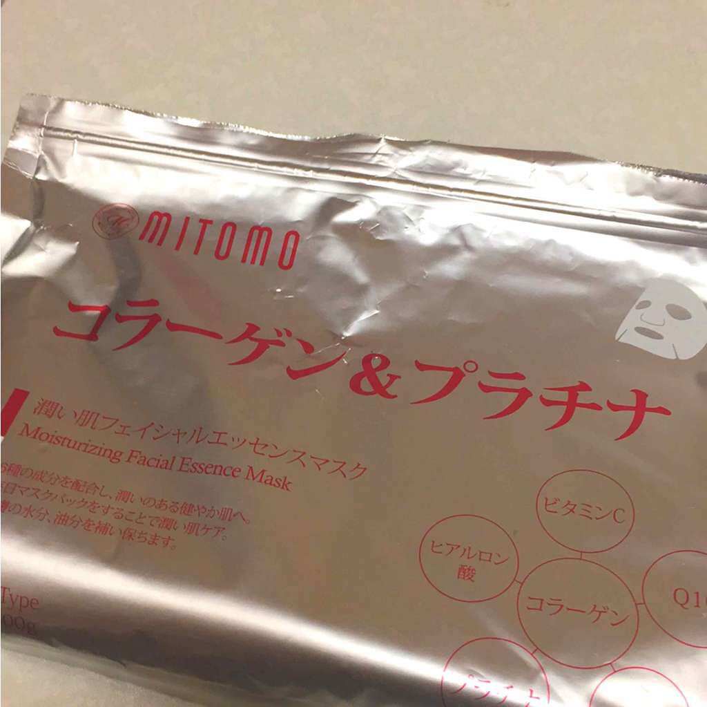 コラーゲン＆プラチナ/MITOMO/シートマスク・パックを使ったクチコミ（1枚目）