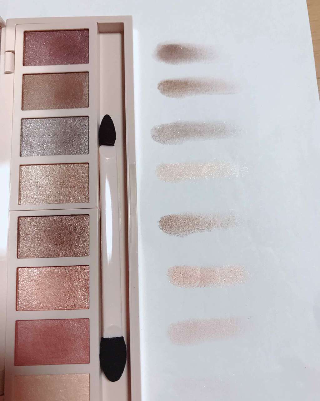 グラマラスヌード アイパレット (クリスマスコフレ 2017)/Visée/メイクアップキットを使ったクチコミ（1枚目）