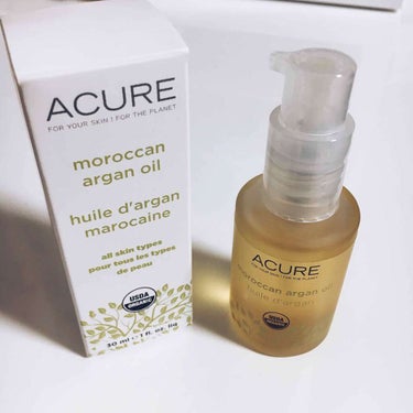 ≋ acure ≋
moroccan argan oil
USDA ORGANIC
30ml

iherbでも人気のacureのアルガンオイルです！
USDA ORGANICにも認定されているのでとても