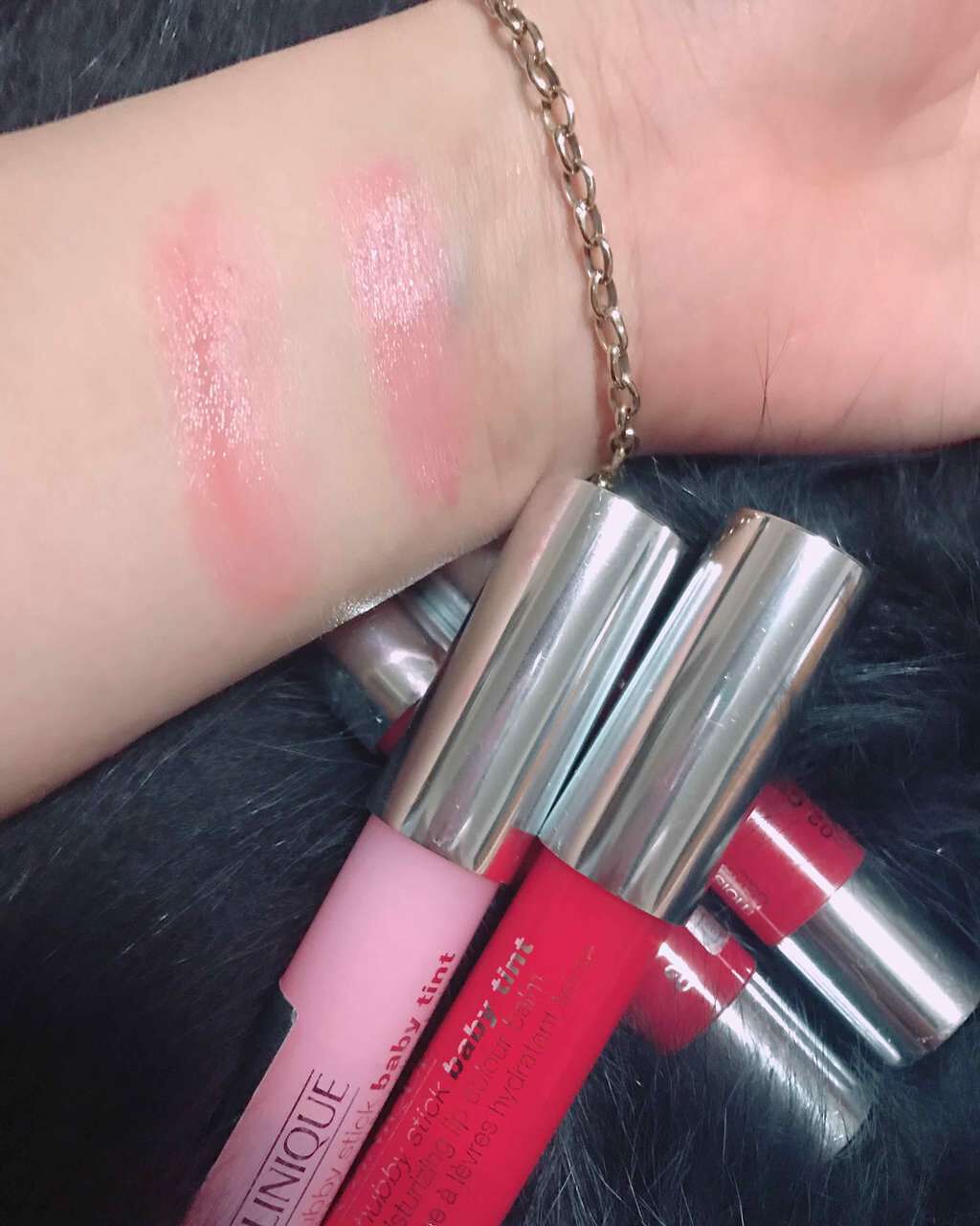 チャビー スティック ティント モイスチャライジング リップ カラー バーム/CLINIQUE/リップティントを使ったクチコミ（1枚目）