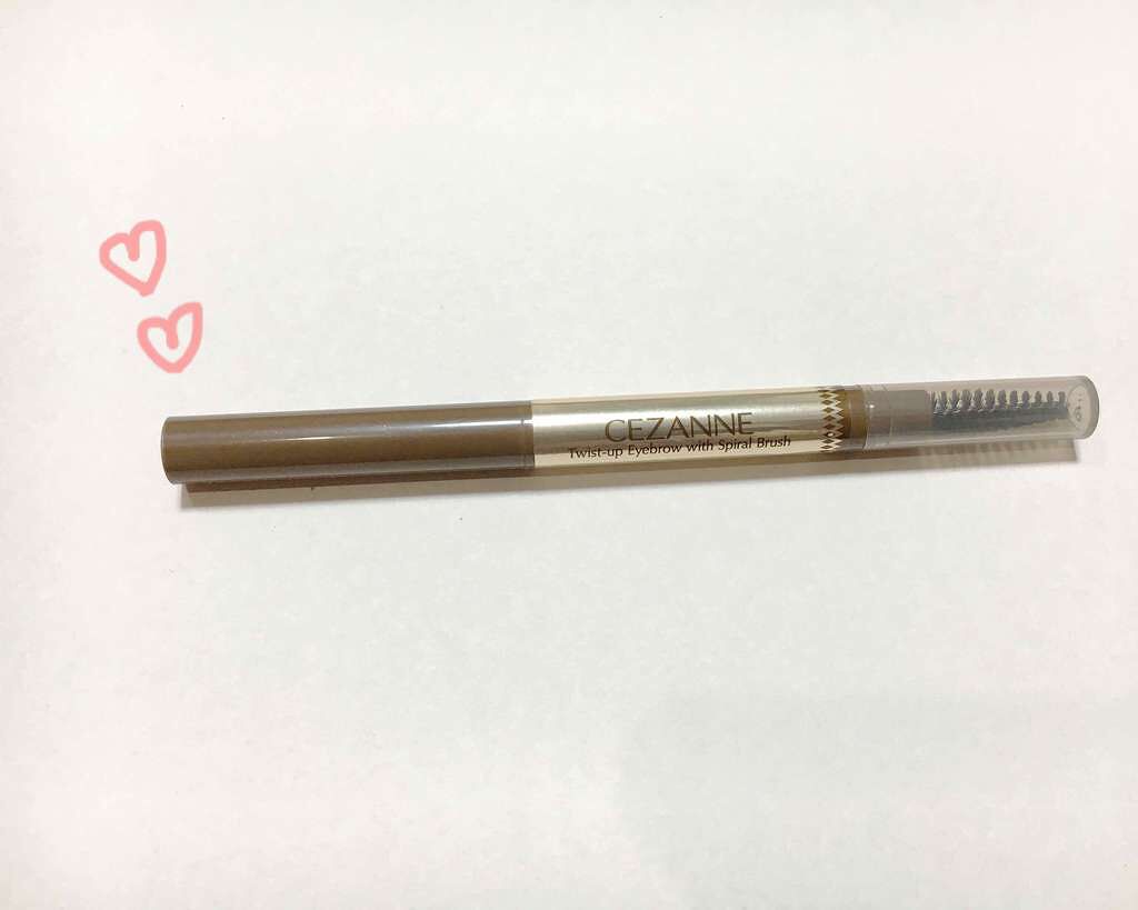 ブラシ付きアイブロウ繰り出し/CEZANNE/アイブロウペンシルを使ったクチコミ（1枚目）