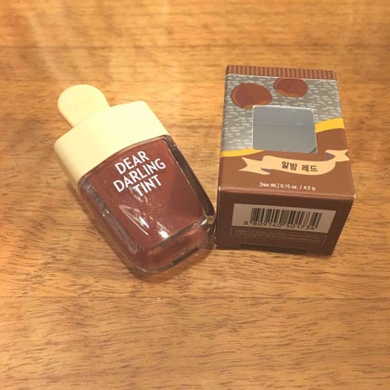 ディアダーリン ウォータージェルティント (アイスティント)/ETUDE/口紅を使ったクチコミ(1枚目)