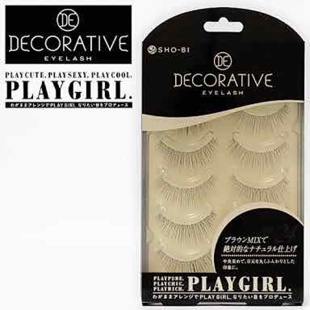 PLAY GIRL/Decorative Eyelash/つけまつげを使ったクチコミ(1枚目)