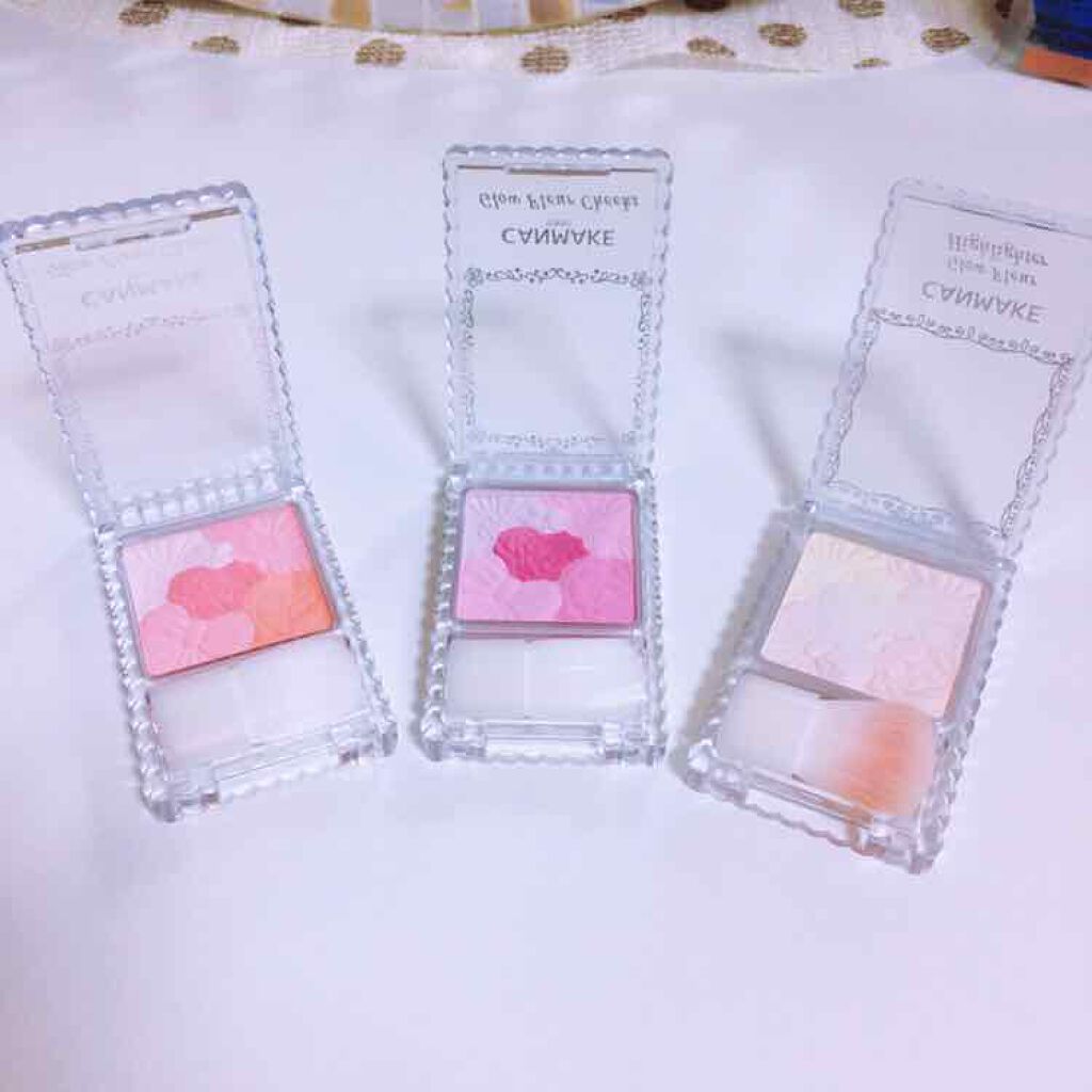 グロウフルールチークス/キャンメイク/パウダーチークを使ったクチコミ(1枚目)