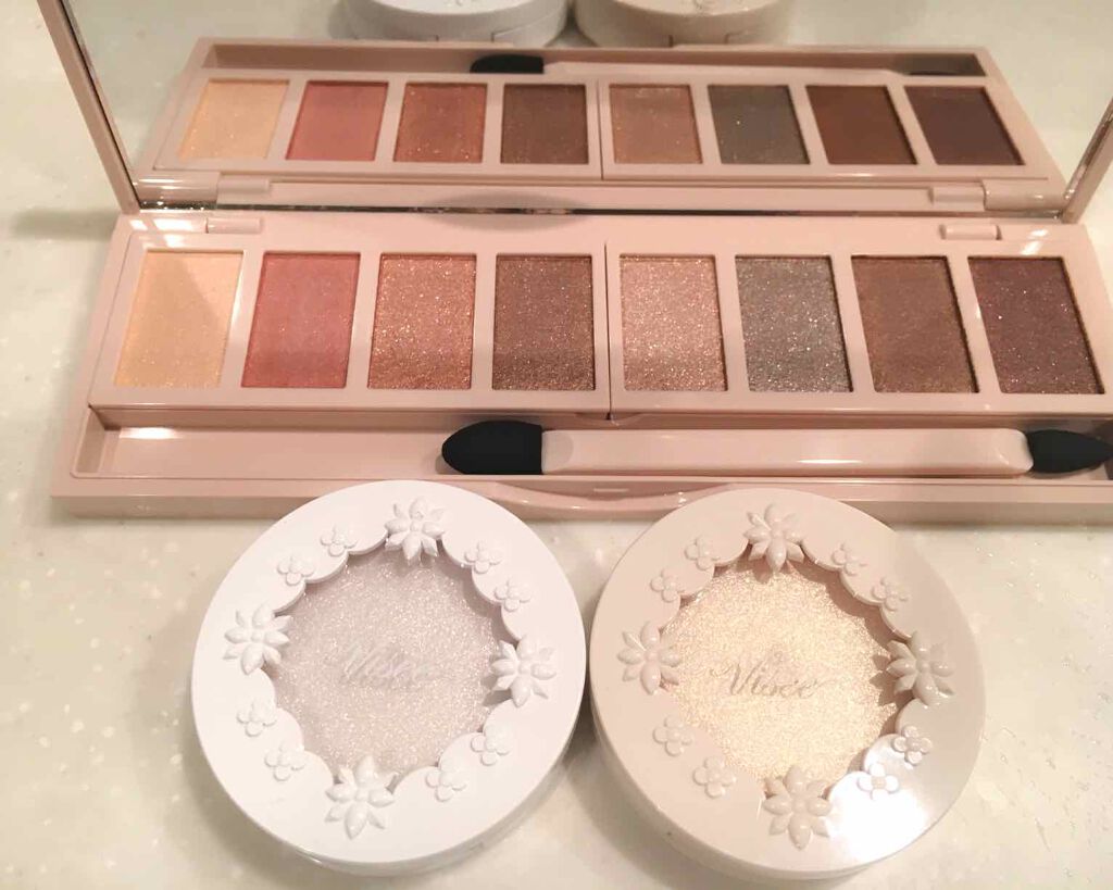 グラマラスヌード アイパレット (クリスマスコフレ 2017)/Visée/メイクアップキットを使ったクチコミ(1枚目)