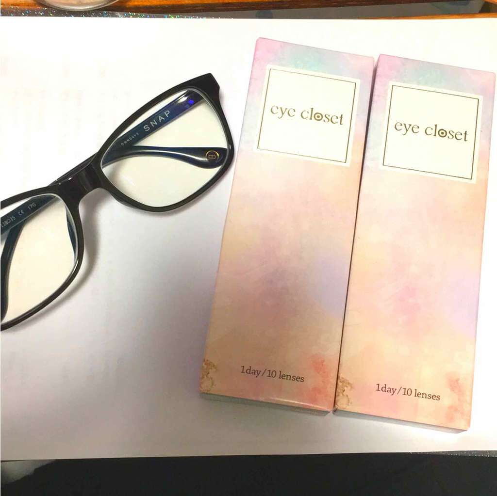 eye closet 1day SweetSeries "Girly"(アイクローゼットワンデースウィートシリーズ ガーリー)/EYE CLOSET/ワンデー(1DAY)カラコンを使ったクチコミ(1枚目)