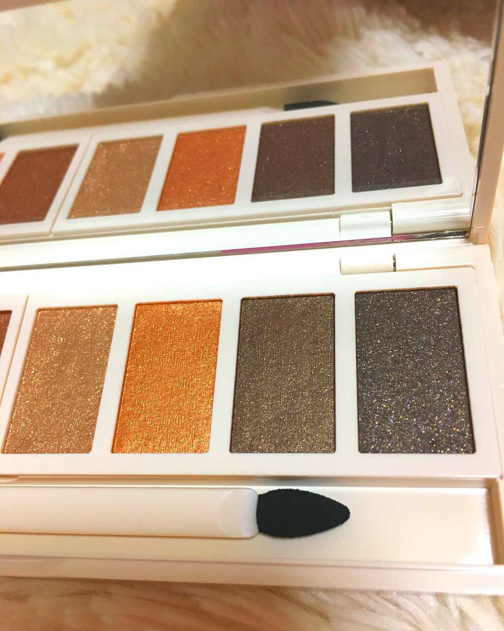 グラマラスヌード アイパレット (クリスマスコフレ 2017)/Visée/メイクアップキットを使ったクチコミ(3枚目)