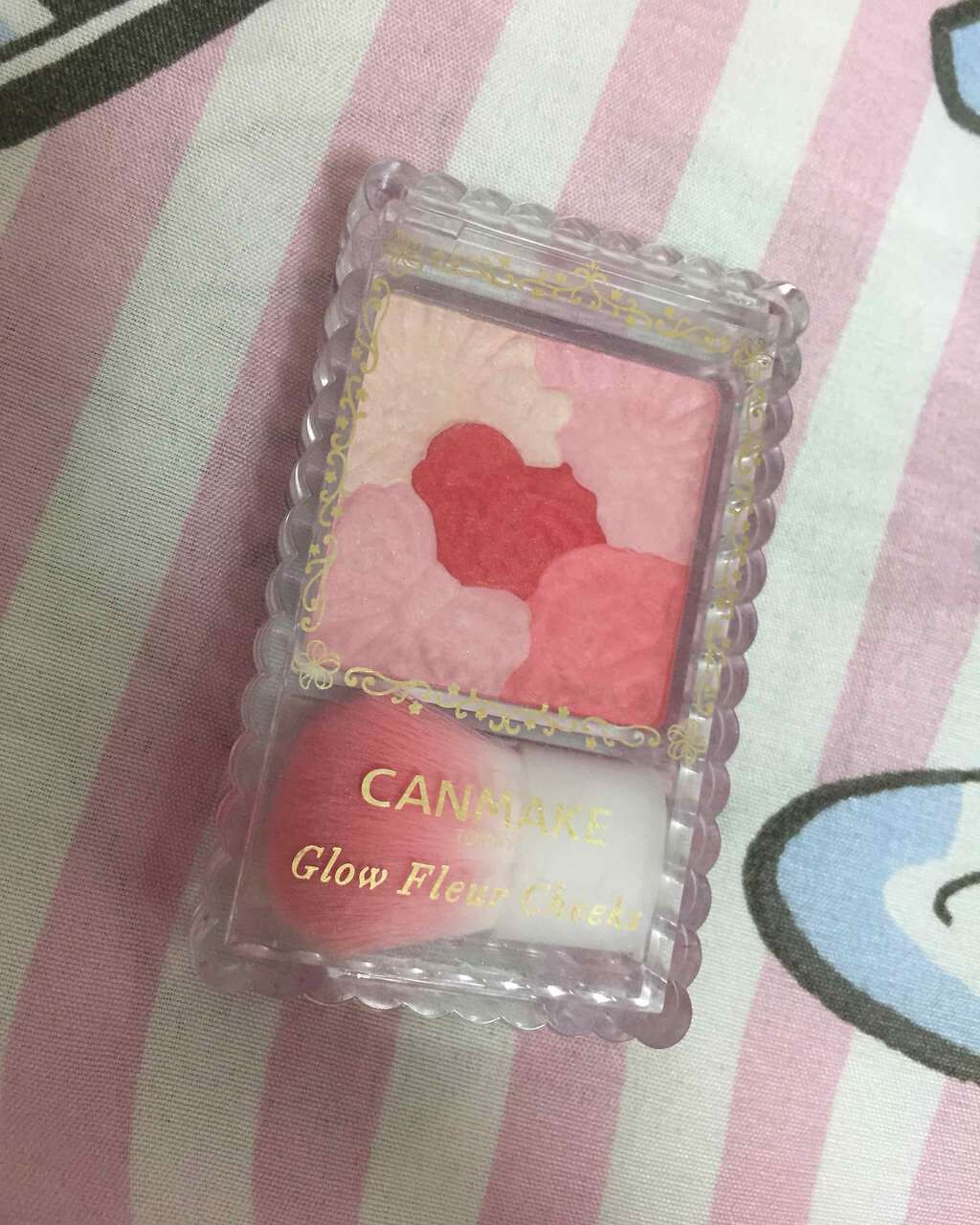 グロウフルールチークス/キャンメイク/パウダーチークを使ったクチコミ（1枚目）