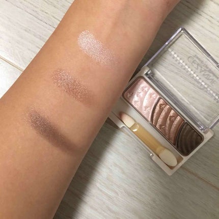 トーンアップアイシャドウ/CEZANNE/アイシャドウパレットを使ったクチコミ(3枚目)