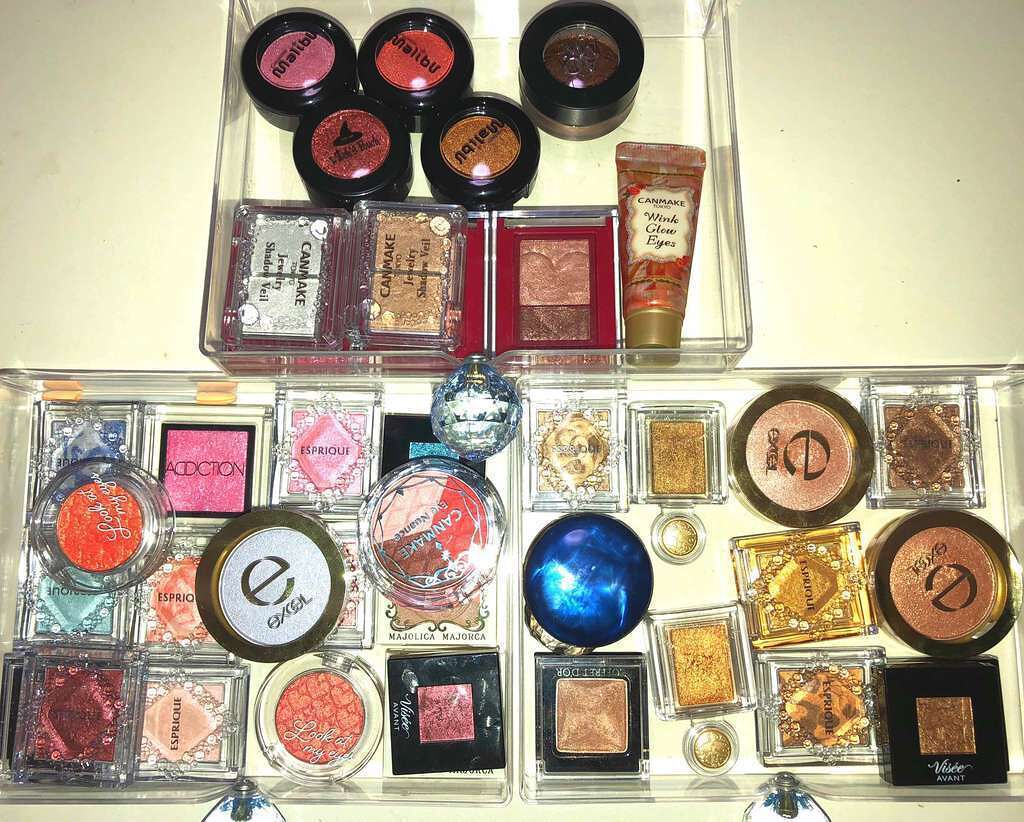 シャイニーシャドウ N/excel/単色アイシャドウを使ったクチコミ（1枚目）