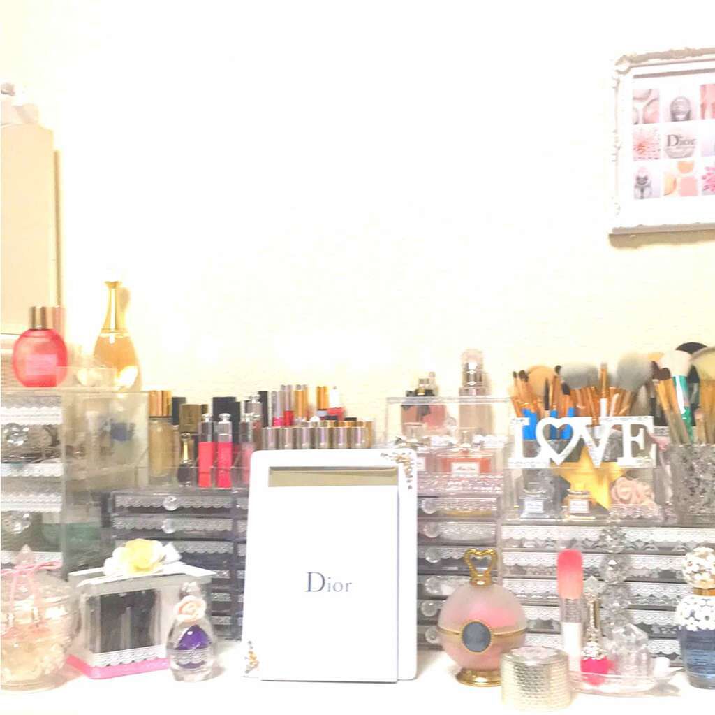 LED卓上ミラー(トレー付き)/ニトリ/その他化粧小物を使ったクチコミ(1枚目)