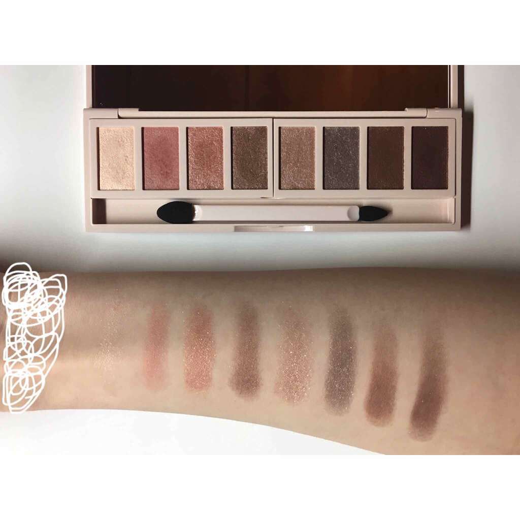 グラマラスヌード アイパレット (クリスマスコフレ 2017)/Visée/メイクアップキットを使ったクチコミ(3枚目)