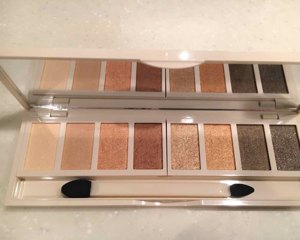 グラマラスヌード アイパレット (クリスマスコフレ 2017)/Visée/メイクアップキットを使ったクチコミ(2枚目)