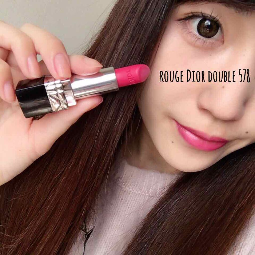 ルージュ ディオールダブル/Dior/口紅を使ったクチコミ（3枚目）