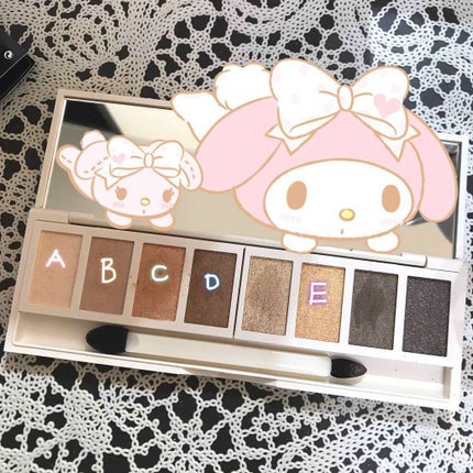 グラマラスヌード アイパレット (クリスマスコフレ 2017)/Visée/メイクアップキットを使ったクチコミ(1枚目)