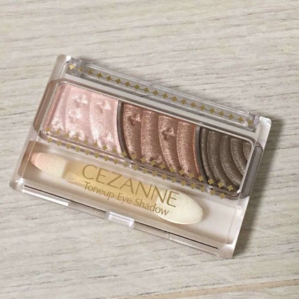 トーンアップアイシャドウ/CEZANNE/アイシャドウパレットを使ったクチコミ(1枚目)