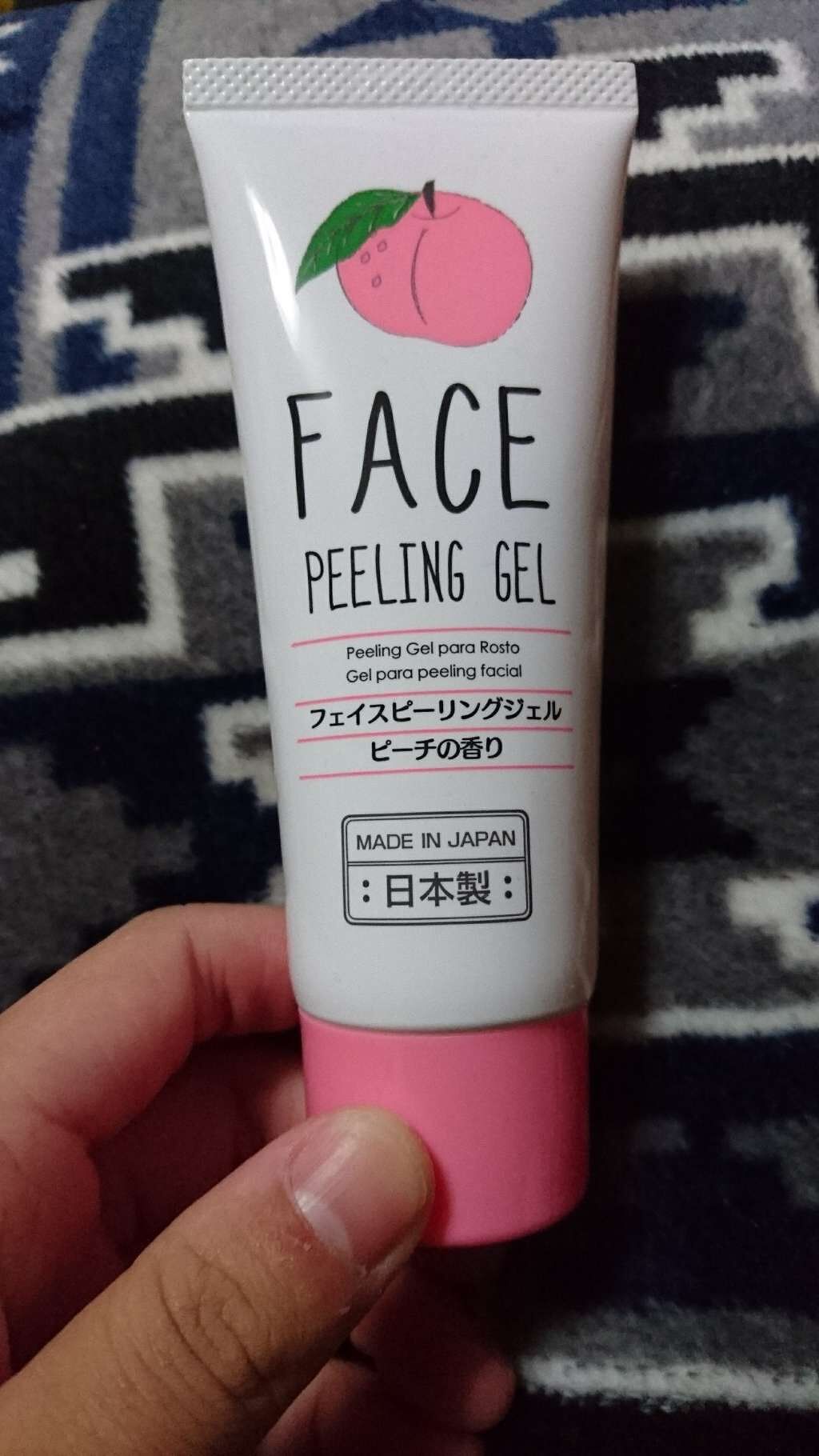 フェイスピーリングジェル ピーチの香り/DAISO/ピーリングを使ったクチコミ(1枚目)
