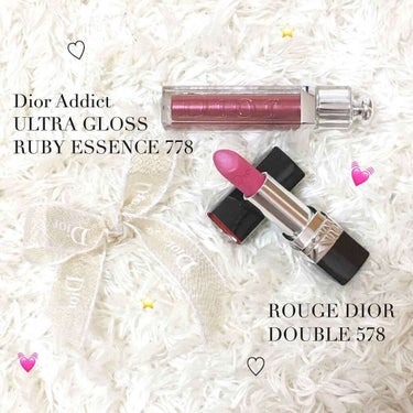 ルージュ ディオールダブル/Dior/口紅を使ったクチコミ（1枚目）