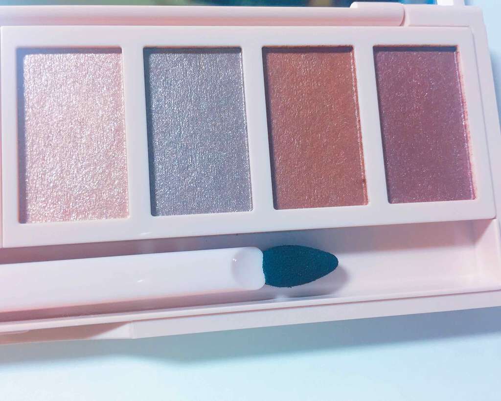 グラマラスヌード アイパレット (クリスマスコフレ 2017)/Visée/メイクアップキットを使ったクチコミ(4枚目)