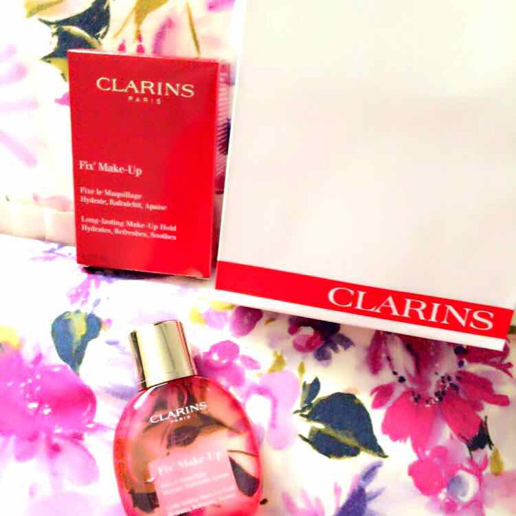 フィックス メイクアップ/CLARINS/ミスト状化粧水を使ったクチコミ(1枚目)