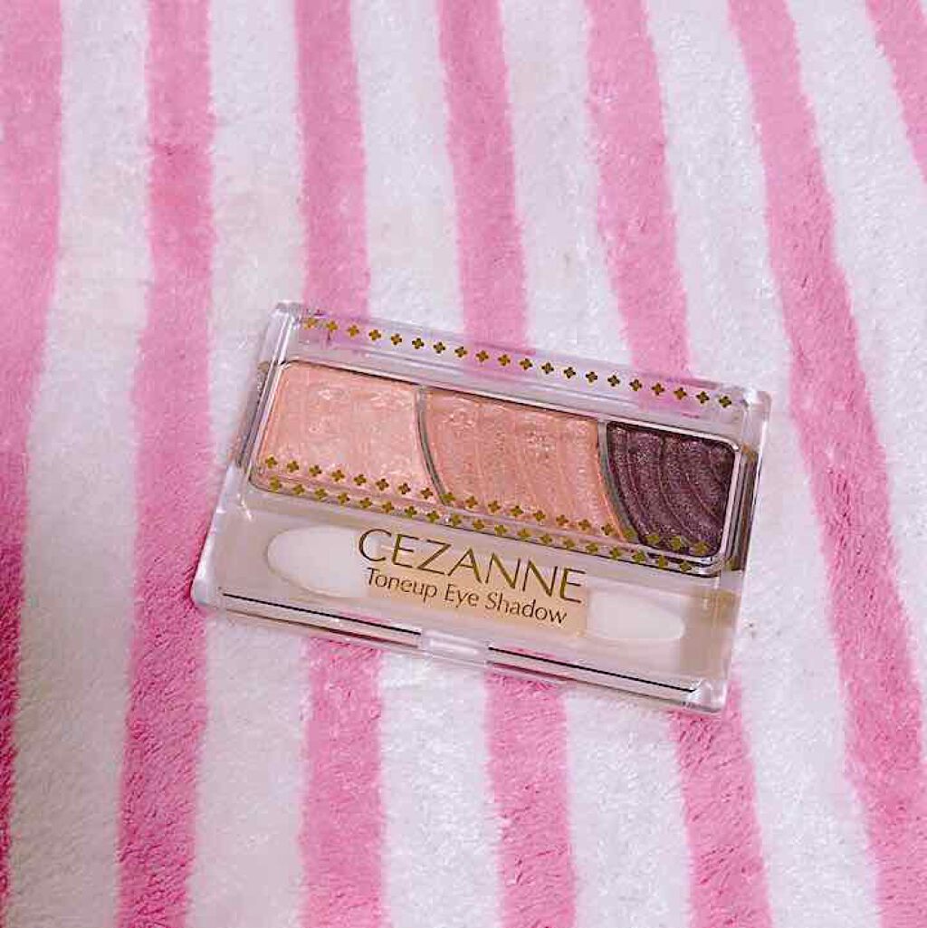 トーンアップアイシャドウ/CEZANNE/アイシャドウパレットを使ったクチコミ(1枚目)
