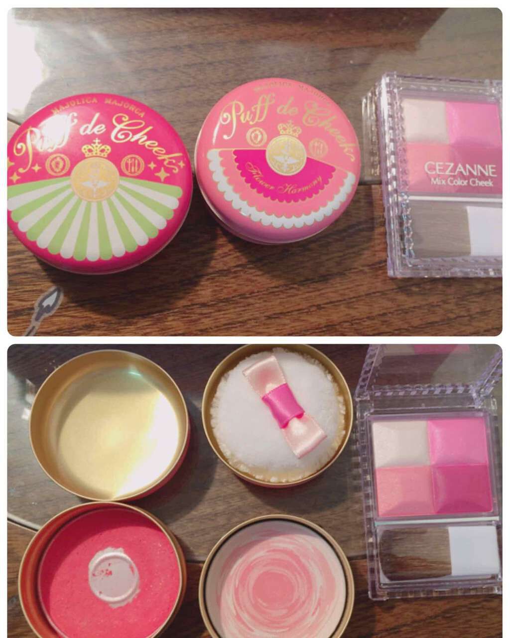 パフ・デ・チーク(フラワーハーモニー)/マジョリカ マジョルカ/パウダーチークを使ったクチコミ（1枚目）