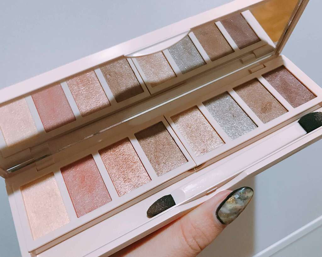 グラマラスヌード アイパレット (クリスマスコフレ 2017)/Visée/メイクアップキットを使ったクチコミ(1枚目)