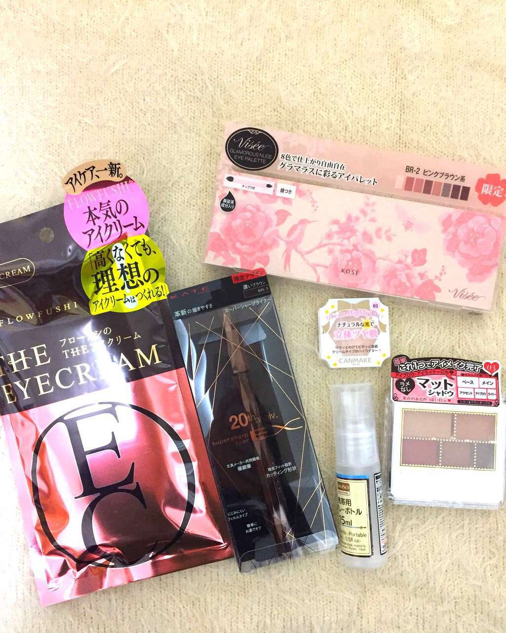 グラマラスヌード アイパレット (クリスマスコフレ 2017)/Visée/メイクアップキットを使ったクチコミ(1枚目)