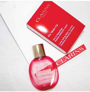 フィックス メイクアップ/CLARINS/ミスト状化粧水を使ったクチコミ（1枚目）