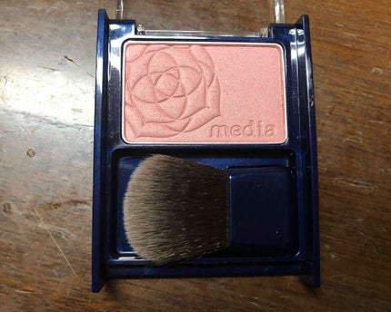 ブライトアップチークN/media/パウダーチークを使ったクチコミ(1枚目)