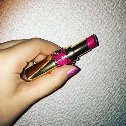 ルージュ ヴォリュプテ シャイン/YVES SAINT LAURENT BEAUTE/口紅を使ったクチコミ(2枚目)