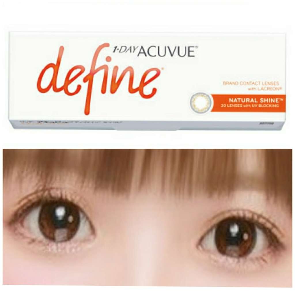 ワンデーアキュビュー®ディファイン®モイスト®/アキュビュー® ディファイン®/ワンデー(1DAY)カラコンを使ったクチコミ(1枚目)